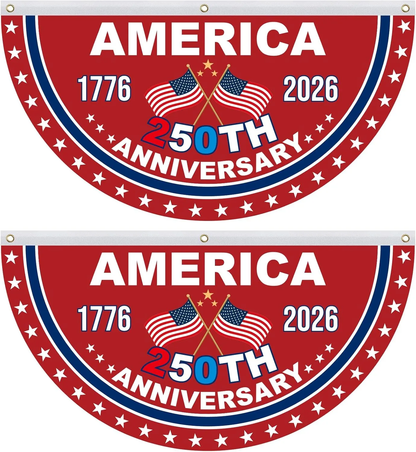100% Veteran Owned / Handcrafted in USA-250th Anniversary Banners