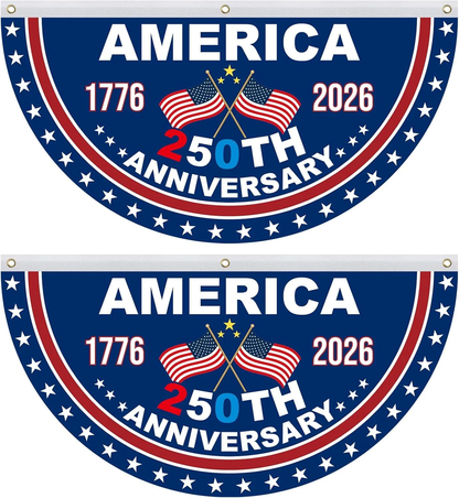 100% Veteran Owned / Handcrafted in USA-250th Anniversary Banners
