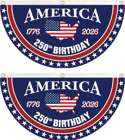 100% Veteran Owned / Handcrafted in USA-250th Anniversary Banners