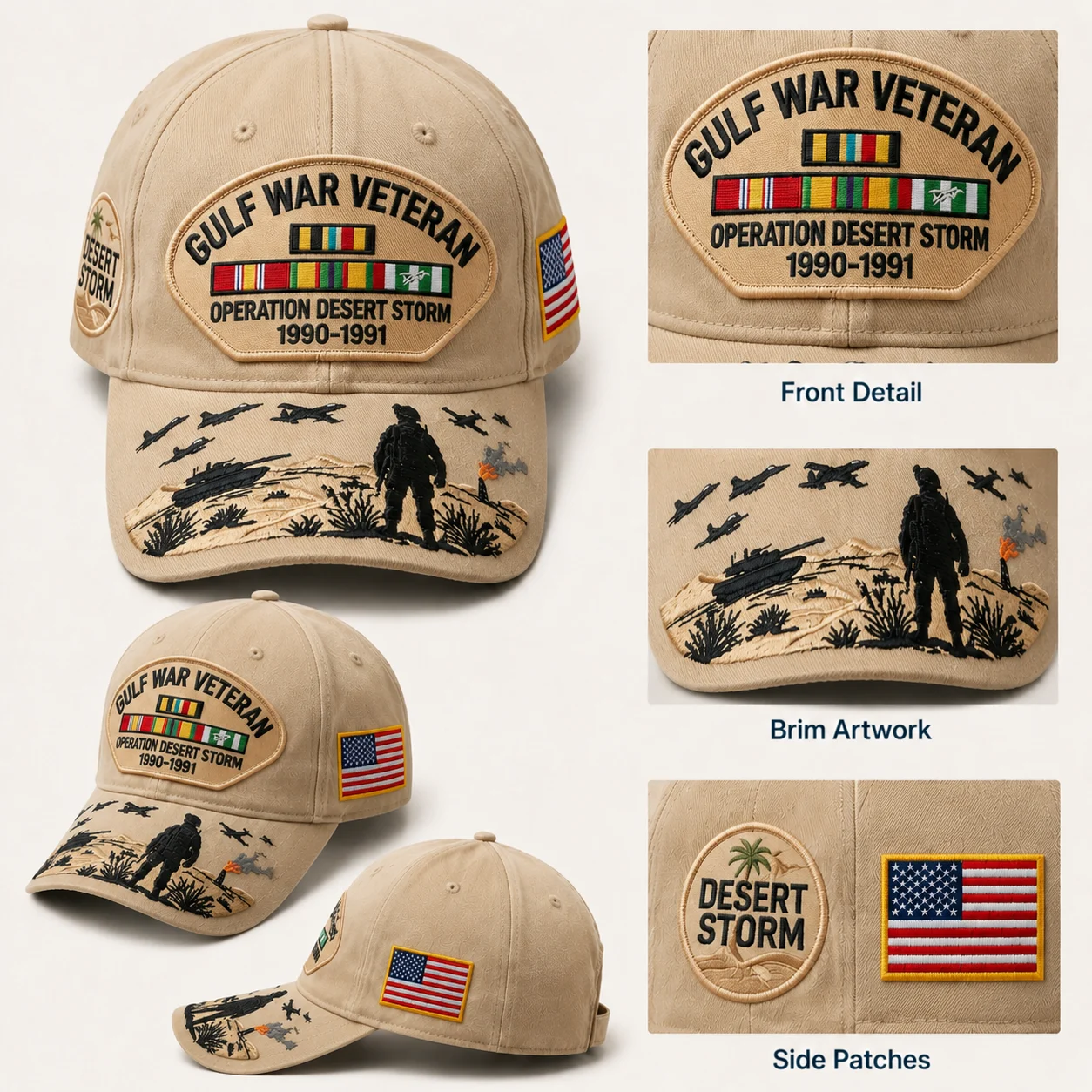 🇺🇸 Last Day Promo: 49% OFF 🎖️ - Gulf War Veteran Tribute Cap