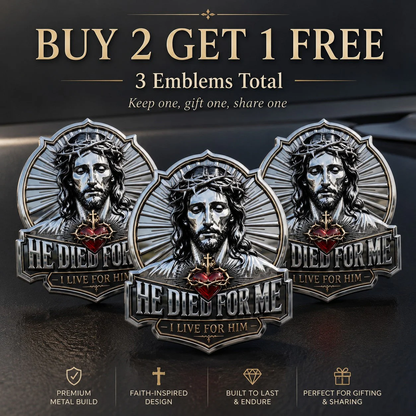 🔥Last Day 49% OFF🔥 -He Died For Me Emblem