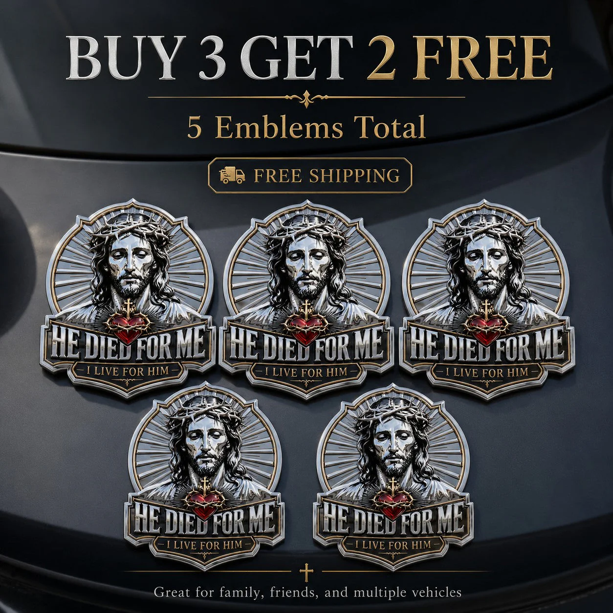 🔥Last Day 49% OFF🔥 -He Died For Me Emblem