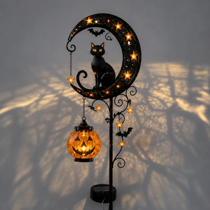 🎃Halloween Early Bird Special Sale 50% OFF-Pumpkin Moon Garden Stake Light