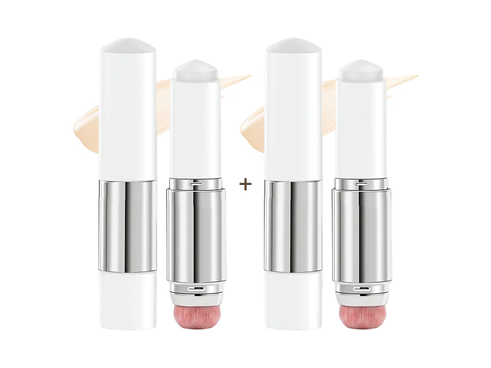 🎉BUY 1 GET 1 FREE🎉Color-Changing Foundation Stick with Collagen Capsules - Dual-Ended with Detachable Brush