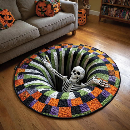 🎃🎄 3D Illusion Holiday Rug – Spooky Halloween & Christmas Magic for Your Home
