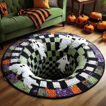 🎃🎄 3D Illusion Holiday Rug – Spooky Halloween & Christmas Magic for Your Home