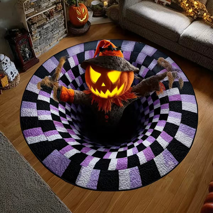 🎃🎄 3D Illusion Holiday Rug – Spooky Halloween & Christmas Magic for Your Home