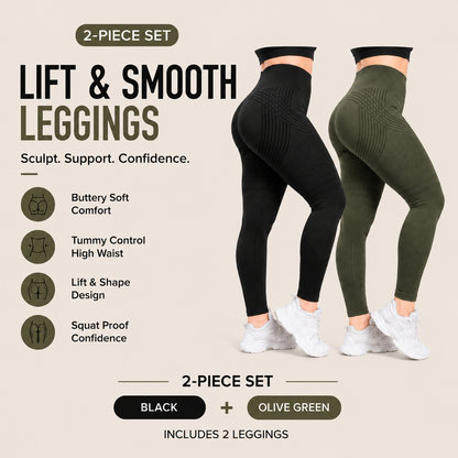 🌸💖Last Day! 50% OFF 2-Pack LBMLBM® Lift & Smooth Leggings