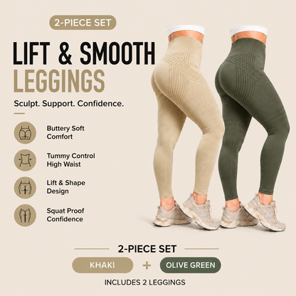 🌸💖Last Day! 50% OFF 2-Pack LBMLBM® Lift & Smooth Leggings