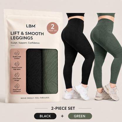 💖Last Day! 50% OFF 2-Pack LBMLBM® Lift & Smooth Leggings