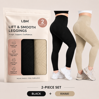 💖Last Day! 50% OFF 2-Pack LBMLBM® Lift & Smooth Leggings