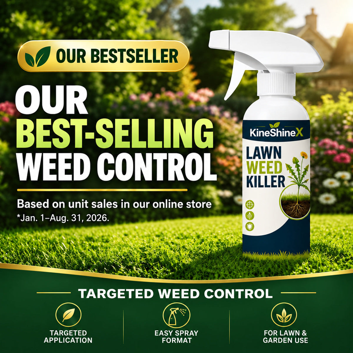 [Easy and stress-free weeding in the garden] Herbicide for domestic use