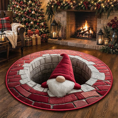 🎃🎄 3D Illusion Holiday Rug – Spooky Halloween & Christmas Magic for Your Home