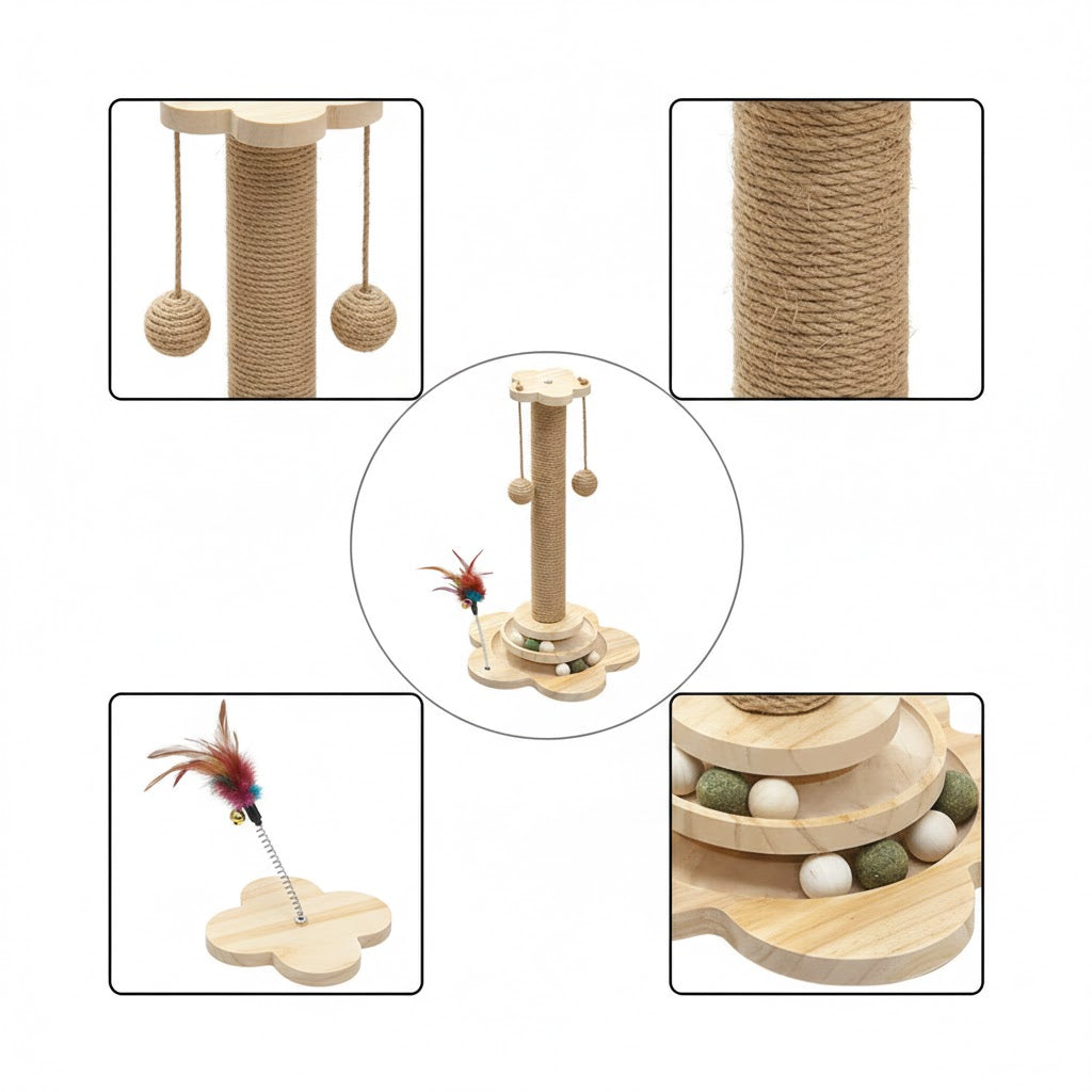 Vertical Sisal Scratching Post