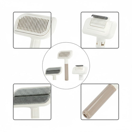 3-in-1 Multi-Functional Grooming Brush