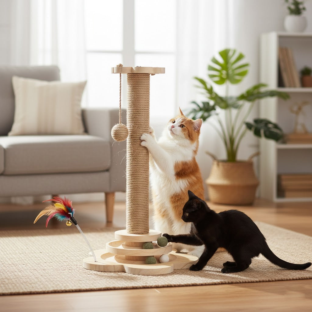 Vertical Sisal Scratching Post